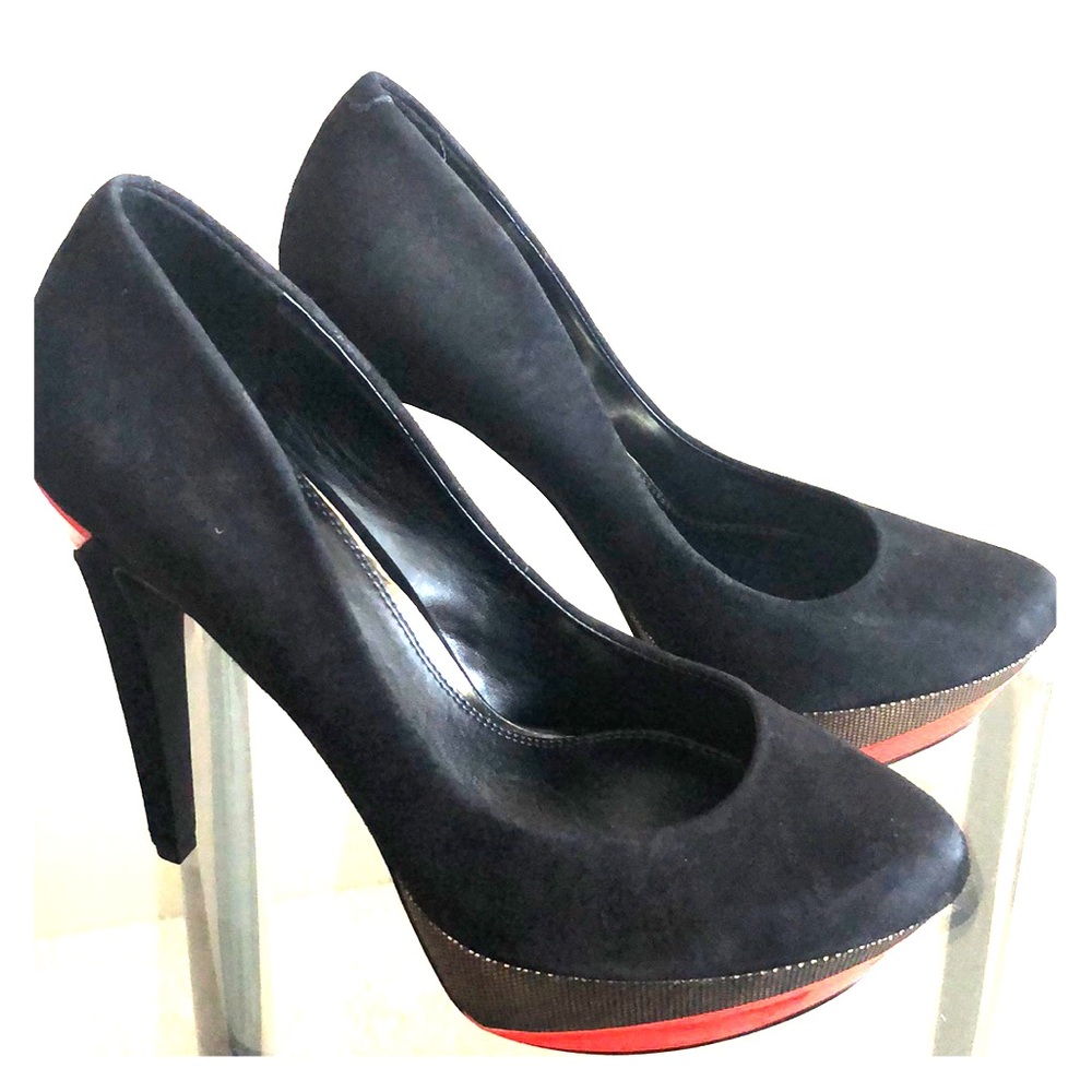 Never Worn Black Suede Heels!